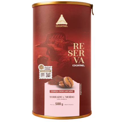 Café Gourmet Reserva Cereja Descascado (lata) - torrado e moído - 500g