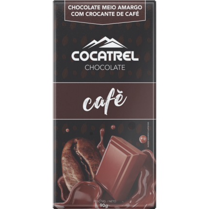 Chocolate Cocatrel com crocante de café - 90g