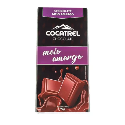 Chocolate Cocatrel meio amargo - 90g